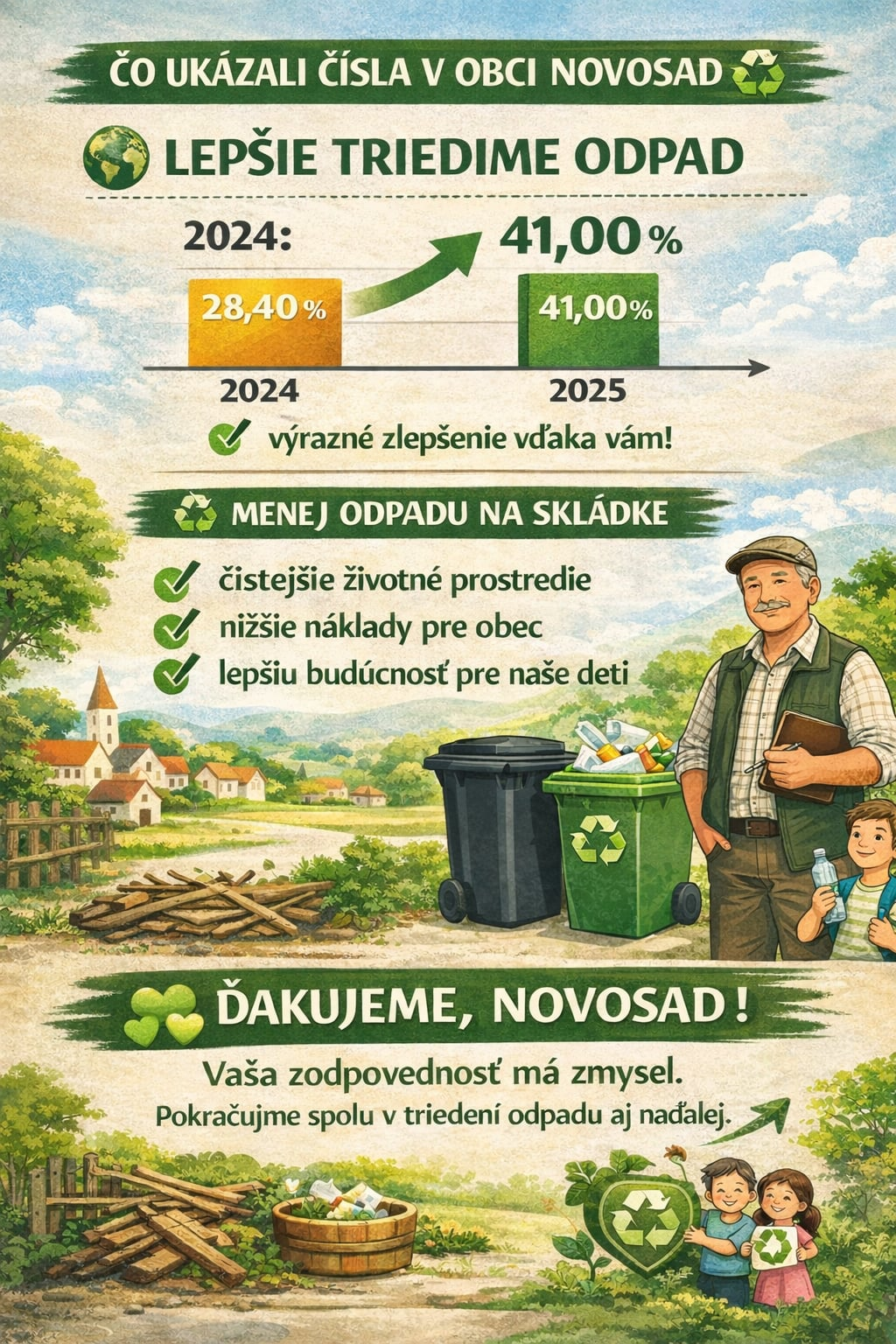 Fotka - Triedenie odpadu