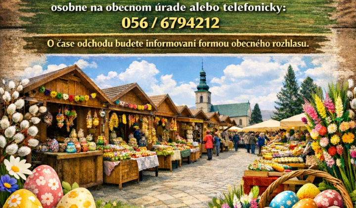 Fotka - Veľkonočné trhy – Nowy Targ 21.3.2026