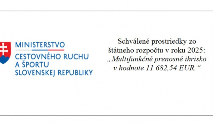 Fotka - Generácia OLYMP – multifunkčné prenosné ihrisko pre Obec Novosad